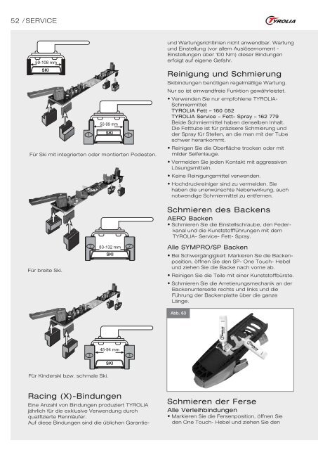 Technisches Handbuch - Tyrolia