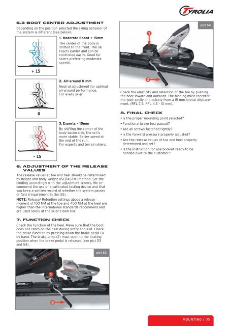 TECHNICAL MANUAL - Tyrolia