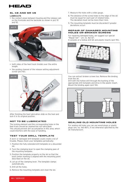 TECHNICAL MANUAL - Tyrolia