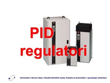 PID regulatori - Univerzitet u Novom Sadu