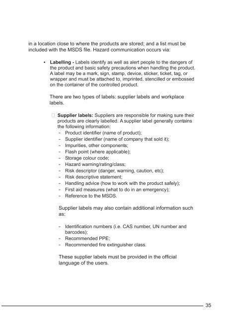 Guide to the safe handling of solvents in a bituminous ... - Aapaq.org