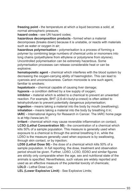 Guide to the safe handling of solvents in a bituminous ... - Aapaq.org