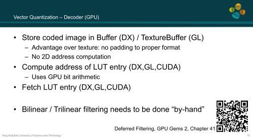 GPU Friendly Data Compression - GPU Technology Conference