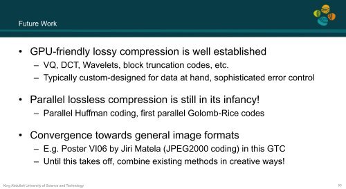 GPU Friendly Data Compression - GPU Technology Conference