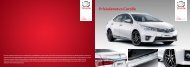 Katalog príslušenstva Corolla - Toyota