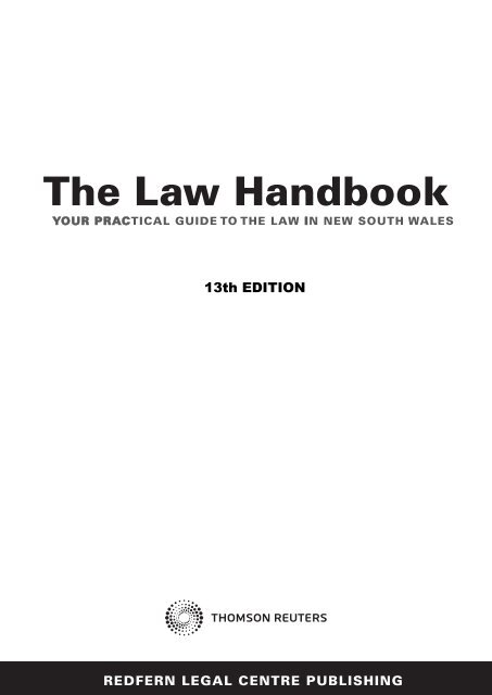 Consumers | The law handbook - Legal Information Access Centre
