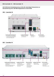 CNC - Controller III CNC - Controller VI - Optimum Maschinen