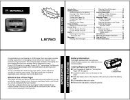 Motorola LS750 - USA Mobility, Inc.