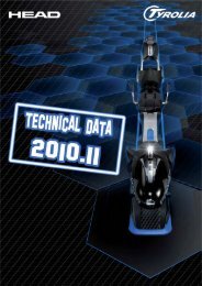 Technische Daten Systems - Tyrolia
