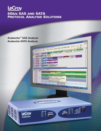 Avalanche DataSheet - Teledyne LeCroy