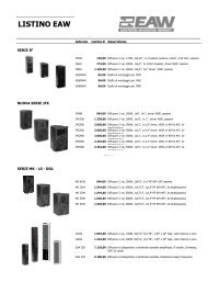 Listino EAW Gennaio 2007 OK - MaxluxItalia