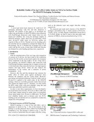 Reliability Studies of SnAgCu BGA Solder Joints on Ni/Cu/Au ...