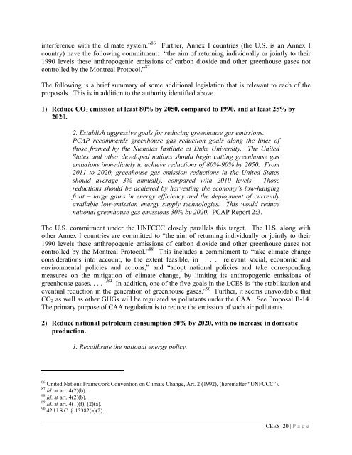 PCAP - Presidential Climate Action Project