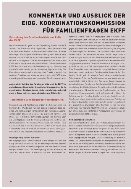 Familienbericht 2004 - Bundesamt fÃ¼r Sozialversicherungen - admin ...