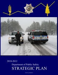 2010 - 2012 Strategic Plan - Arizona Department of Public Safety