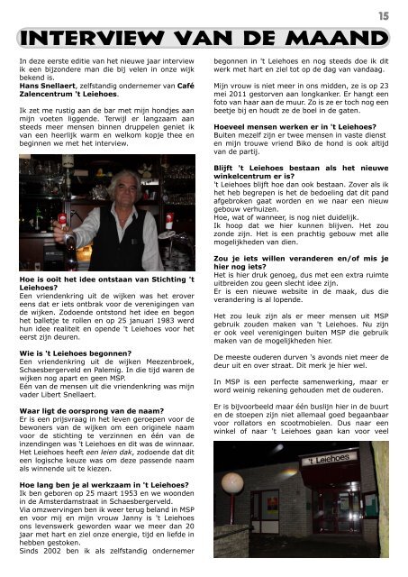 Wijkblad St. Wijkbeheer MSP, ed 1, 2012 - Mijn MSP