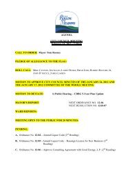 AGENDA CITY COUNCIL MEETING February 14, 2012 - 7:30pm ...