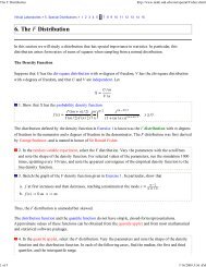 6. The F Distribution