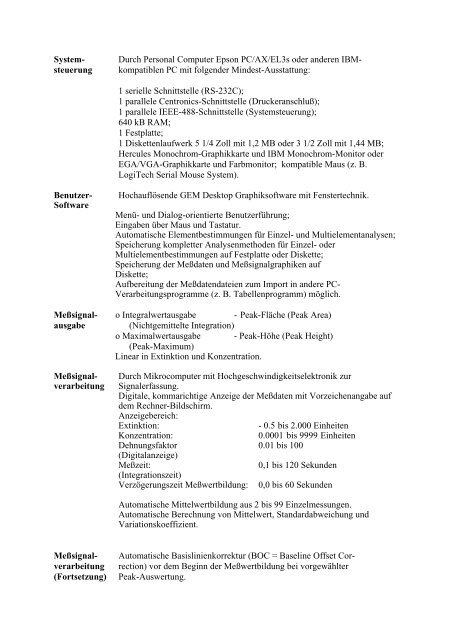 Das Atomabsorptions-Spektrometer 41000ZL ist ein System mit ...