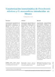 CaracterizaciÃ³n isoenzimÃ¡tica de Oreochromis niloticus y O ...