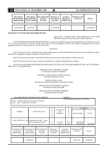 DispÃµe sobre o Plano de Carreira, Cargos e SalÃ¡rios do Quadro de ...