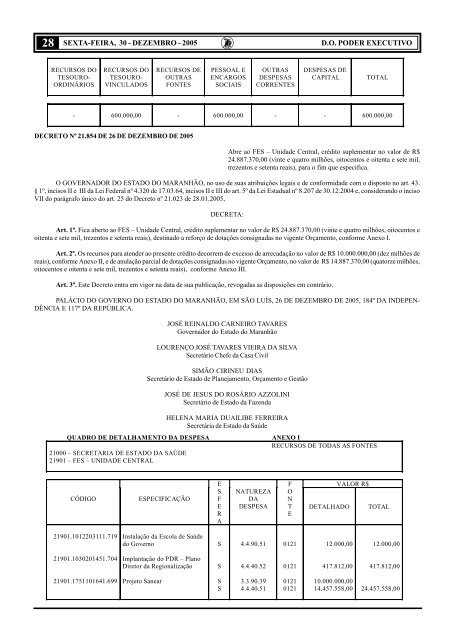 DispÃµe sobre o Plano de Carreira, Cargos e SalÃ¡rios do Quadro de ...