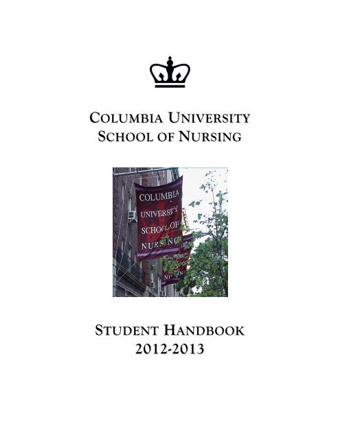 Student Handbook - Columbia University School of Nursing