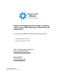 Sobre a SCALA â Smart Card Alliance AmÃ©rica Latina