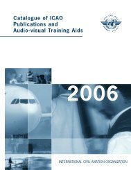 Catalogue of ICAO Publications and Audio-visual Training Aids 2006