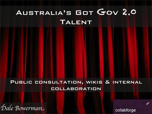 Web 2.0 in Government Collabforge Presentation - The PR Report