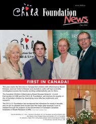 Fall 2012 - The CH.ILD Foundation