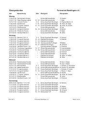 Trainingszeiten (PDF) - TV Nendingen