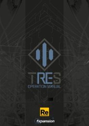 Tres Operation Manual - FXpansion1.com