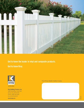 Kroy Picket Fence - BlueLinx