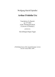 Arthur Fridolin Utz - Die Stiftung Utz