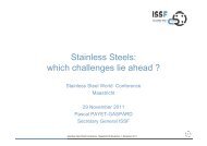 Stainless Steels: which challenges lie ahead ? - Gual Steel