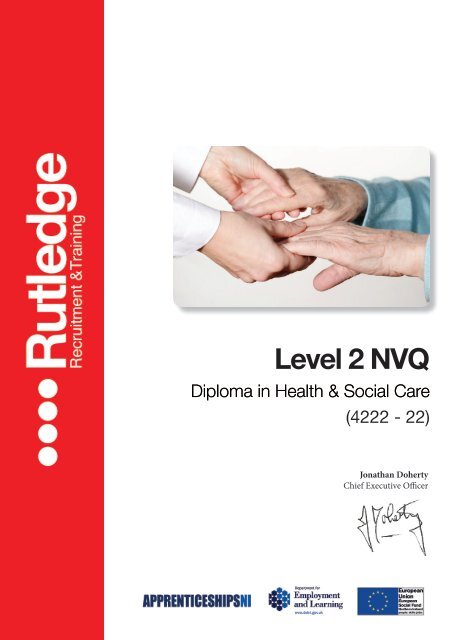 Level 2 NVQ Diploma in Health and Social Care (4222-22) - Training