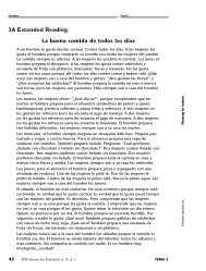 3A Extended Reading La buena comida de todos los dÃ­as - CIBACS