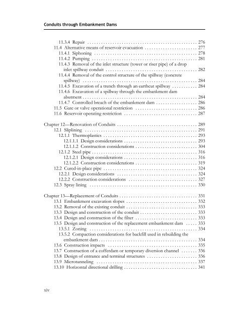 Technical Manual: Conduits through Embankment Dams (FEMA 484)