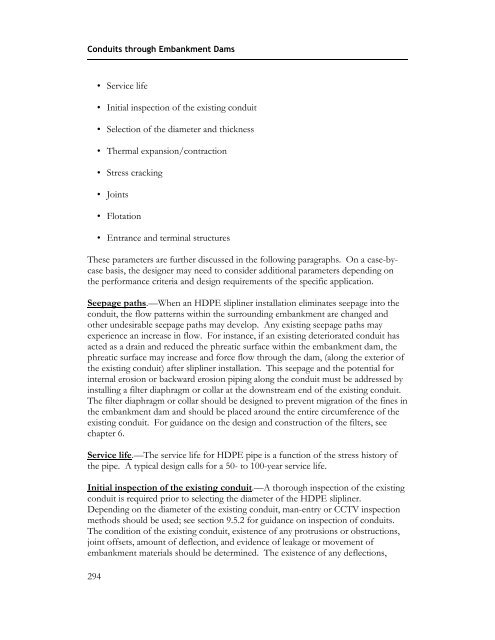 Technical Manual: Conduits through Embankment Dams (FEMA 484)