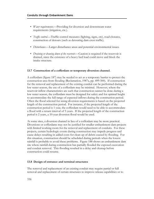 Technical Manual: Conduits through Embankment Dams (FEMA 484)