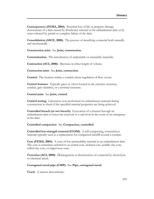 Technical Manual: Conduits through Embankment Dams (FEMA 484)