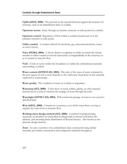 Technical Manual: Conduits through Embankment Dams (FEMA 484)