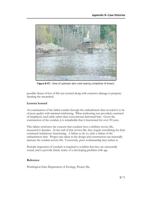 Technical Manual: Conduits through Embankment Dams (FEMA 484)