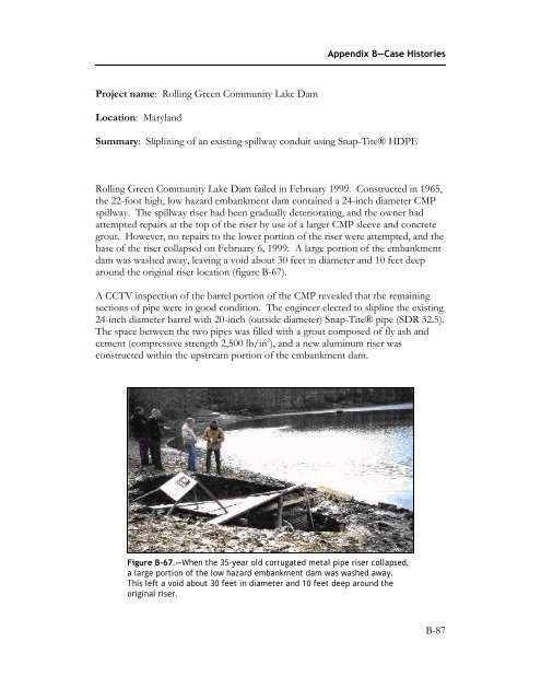 Technical Manual: Conduits through Embankment Dams (FEMA 484)