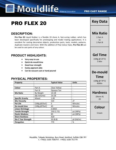 PRO FLEX 20 - Mouldlife