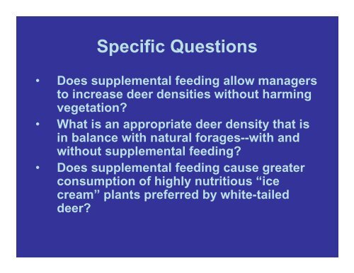 White-tailed Deer Habitat: - Caesar Kleberg Wildlife Research Institute