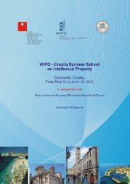 WIPO-Croatia Summer School on Intellectual Property