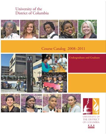 Course Catalog - University of the District of Columbia