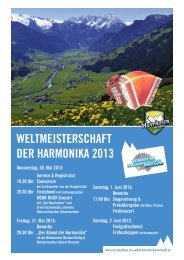 weltmeisterschaft der harmonika 2013 - Harmonikaverband